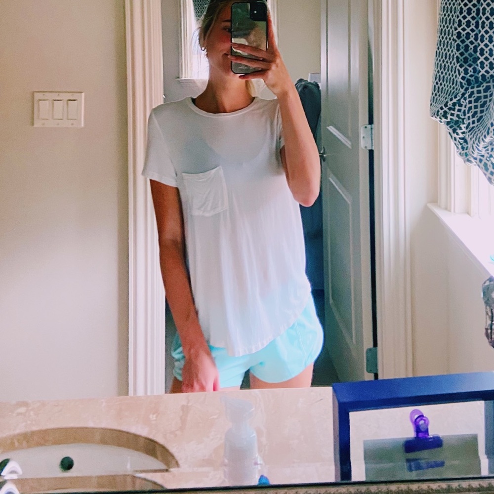 White comfy tee